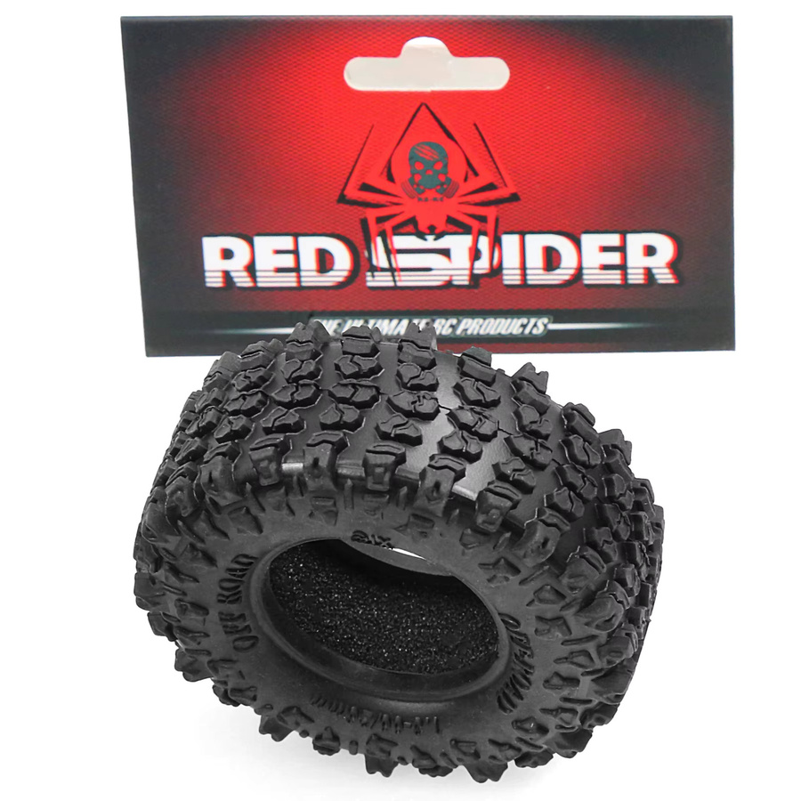 RS Gummireifen für RC Crawler Car, 4-teiliges Set, 1,3 Zoll, Schwarz - Bild 3