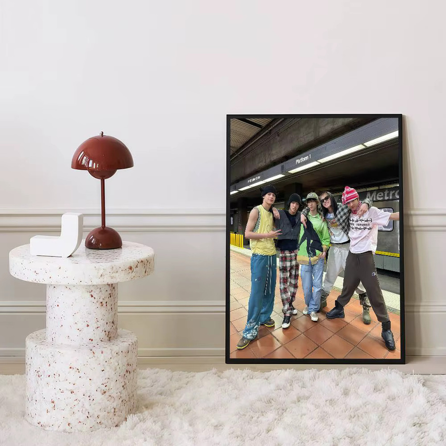 Vintage KPOP NEW CORTIS Poster Wandmalerei aus Papier in Mehrfarbig, Rechteckig, Breite: 15,0 cm, Höhe: 10,0 cm - Bild 5
