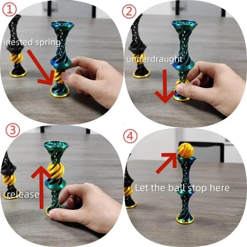 Yiran toy Pyramide Fidget Spielzeug grün 6–12 Jahre - Bild 3