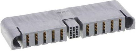 Molex Einbau-Buchsenleiste Standard in Grau - Bild 1