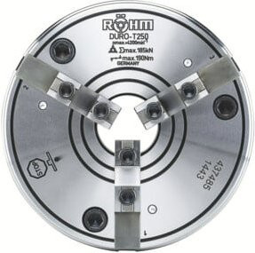 RÖHM DURO-T 400 Grundbacken mit Camlock und ISO702 2 in Silber - Bild 1