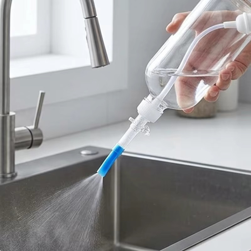 Universeller Sprühflaschenadapter mit beschwertem Verlängerungsrohr für die Pflanzenbewässerung, auslaufsicher und wiederverwendbar - Bild 3