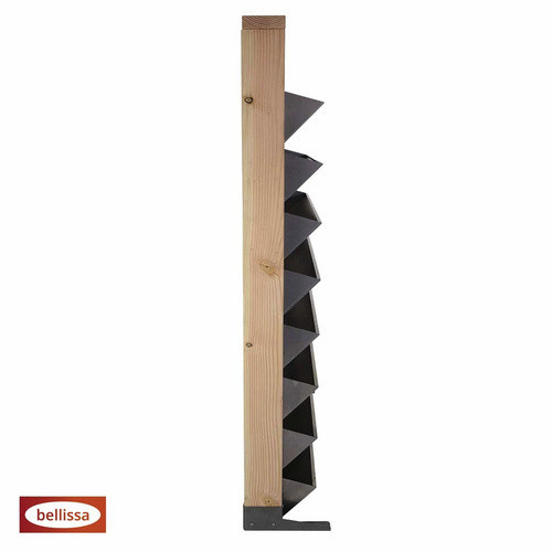 Bellissa Vertikales Hochbeet Inalto L8 aus verzinktem Stahl in Silberfarben, B/H/L: 32 x 180 x 100 cm - Bild 3