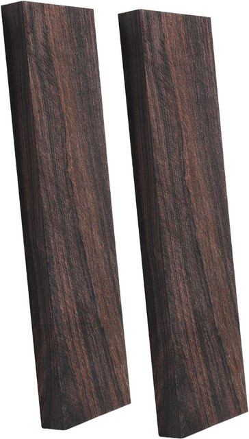 Homyl Blackwood Lumber Wood Blank Hartholzplatte in Schwarz und Braun für DIY-Gitarrenbrücken und Musikinstrumente, Breite: 17,78 cm, Tiefe: 5,08 cm - Bild 1