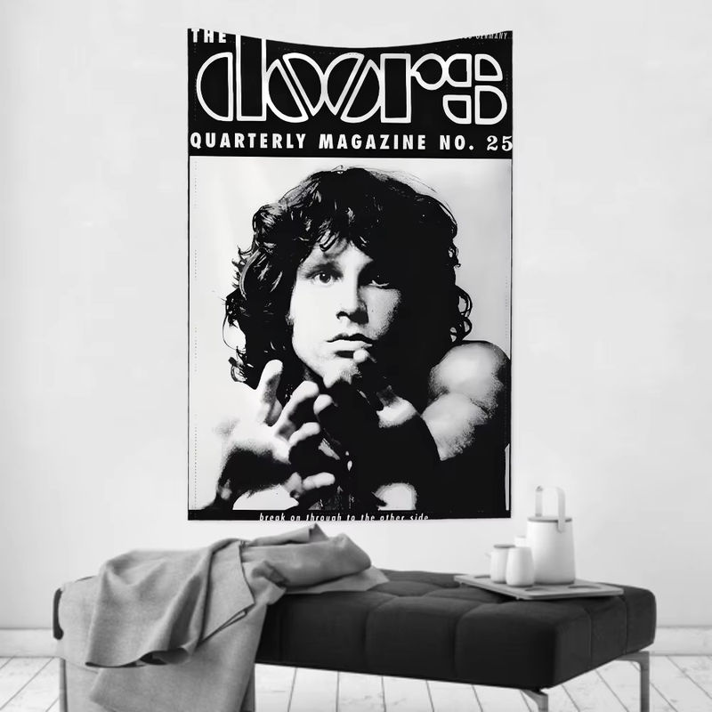 Sänger Rock Jim Wandteppich M-morrisons Wandtuch als Raumdekoration und Hängehintergrund für dein Babyzimmer - Bild 3