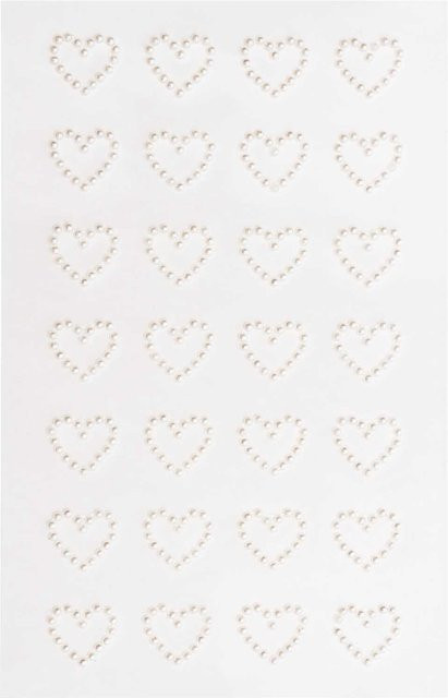Rico Design Paper Poetry Perlensticker Herzen S - Bild 1