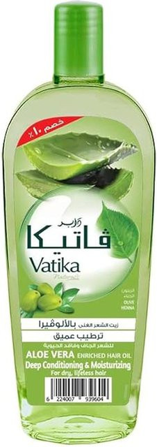 Vatika Naturals Haaröl Aloe Vera, 180 ml - Bild 1