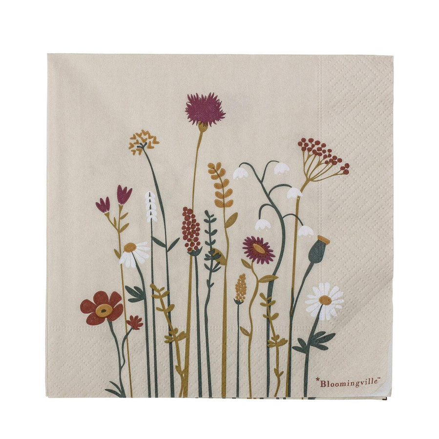 Bloomingville Serviette aus Papier in der Farbe Nature Paige - Bild 1