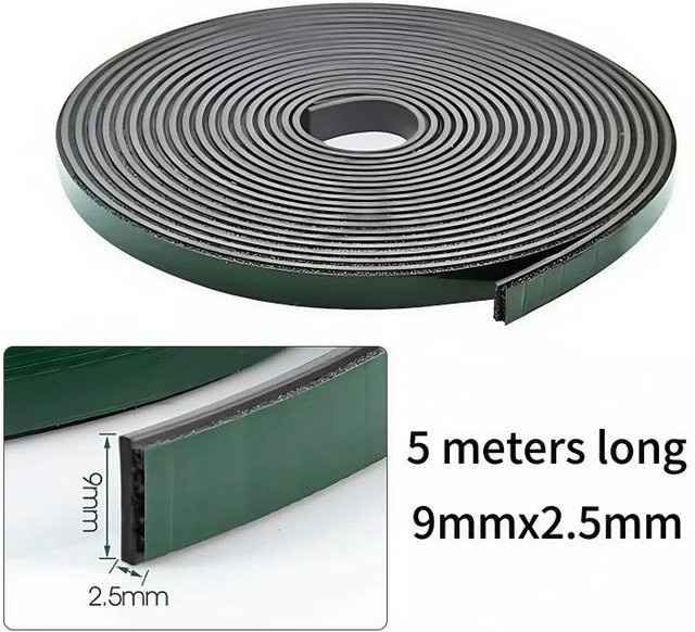 Magnetisches selbstklebendes Türdichtungsband von MIRA LIVING in Grün zur Staubabdichtung und Antikollision für Tür und Fenster - Bild 1