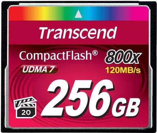 Transcend Premium 800x CompactFlash CF-Karte 256GB Multicolor - Bild 1