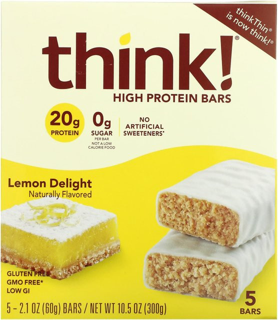 Think! Proteinriegel Lemon Delight 5 x 60 g - Bild 1