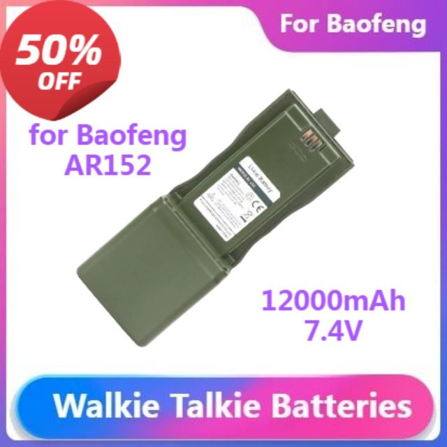 Baofeng BL-152 Akku 7,4V 12000mAh für Walkie-Talkie in Grün - Bild 1