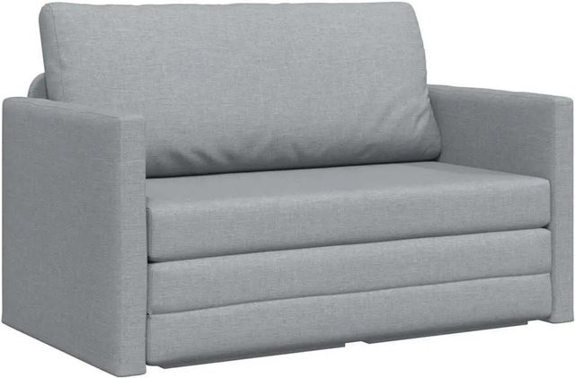 vidaXL Schlafsofa modern in Grau mit Stoffbezug und abnehmbaren Bezügen - Bild 1