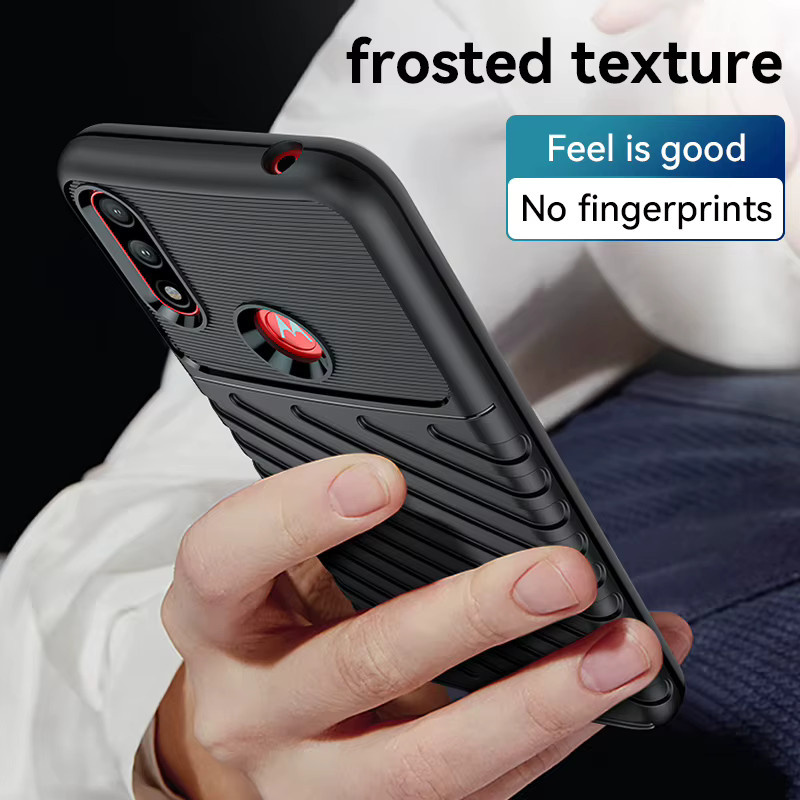 Stoßfeste Silikon Schutzhülle für Lenovo Moto E7 Power, E7i Power und Lenovo K13 in Blau - Bild 4