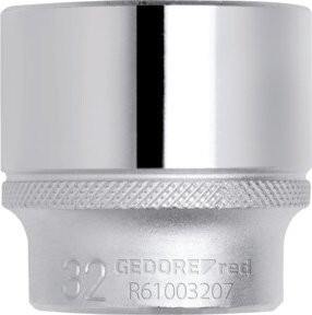 Gedore Steckschlüsseleinsatz 1/2 Zoll 12,5 mm 6-kant aus Stahl in Silber - Bild 2