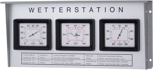 TFA Dostmann 20.2019 Analoge Wetterstation in Silber - Bild 1