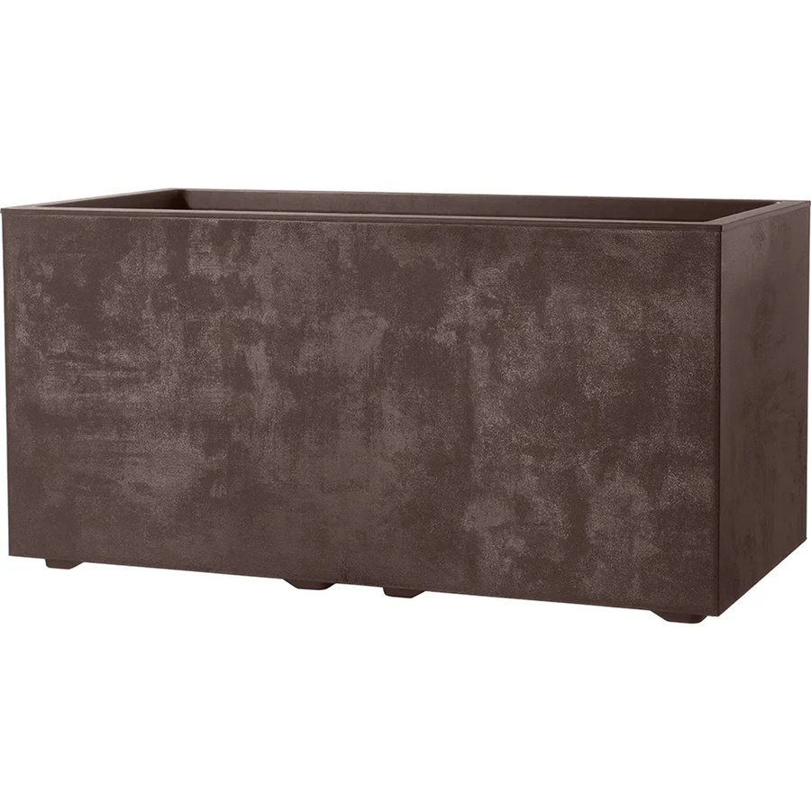 Deroma Pflanzkasten Millennium aus Kunststoff, Farbe: Brown, B/T/H: 79 x 39 x 39 cm - Bild 2