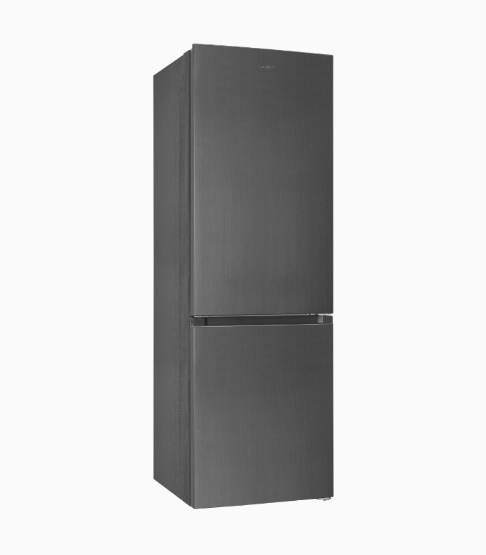 KGC400-130-NF-040D Kühl-Gefrierkombination in Inoxlook, No-Frost Bottom Freezer, Silber/Schwarz/Grau, B/T/H: 60 x 68 x 216 cm - Bild 3