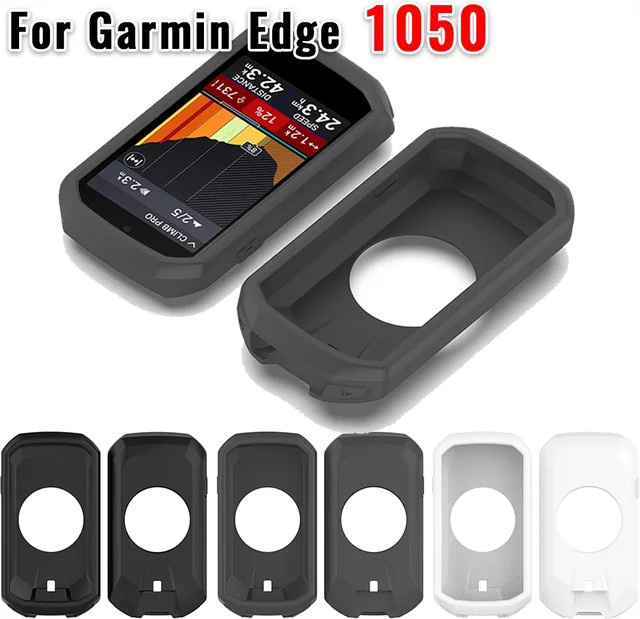 VODOOL Silikonhülle für Garmin Edge 1050 in Schwarz als kratzfester Rundum-Schutz für dein GPS-Gerät - Bild 1
