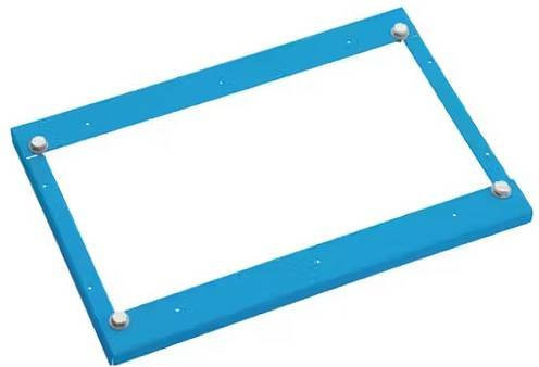 Hager MES-DBD3540A Dachrahmen distanziert B/T: 35 x 40 cm in RAL nach Wahl - Bild 1