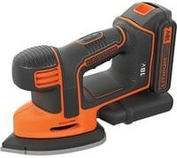 Black+Decker Akku-Dreieckschleifer Mouse BDCDS18 Deltaschleifer 18V in Orange-Schwarz - Bild 1