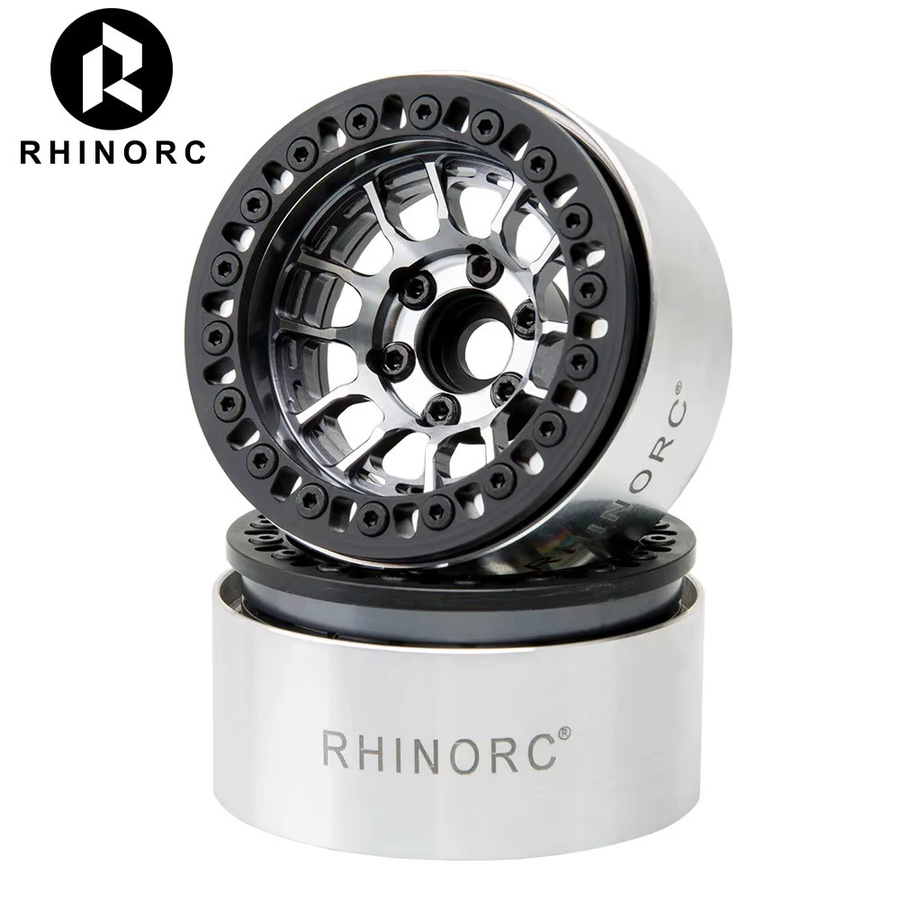 RhinoRC MOZA Negative OffSet Aluminium 1,9 Zoll Felge, 4 Stück - Bild 2