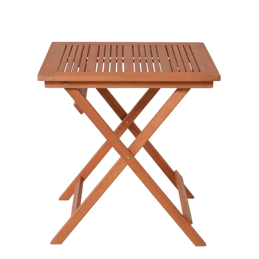 Garden Pleasure Gartentisch Pasadena quadratisch aus Holz in Braun mit modernem Design für Garten und Balkon B/T: 70,5 x 70,5 cm - Bild 2