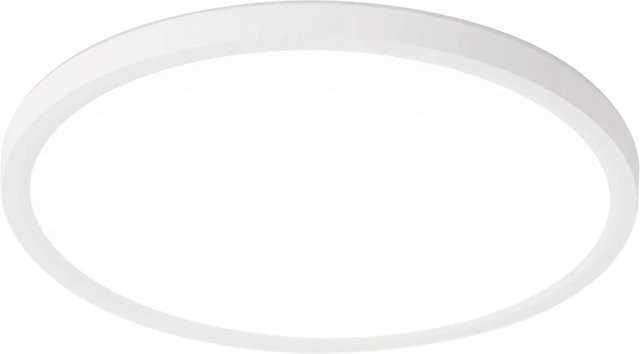 NETTLIFE LED Deckenleuchte aus Kunststoff in Weiß, dimmbar, IP44, quadratisch - Bild 1