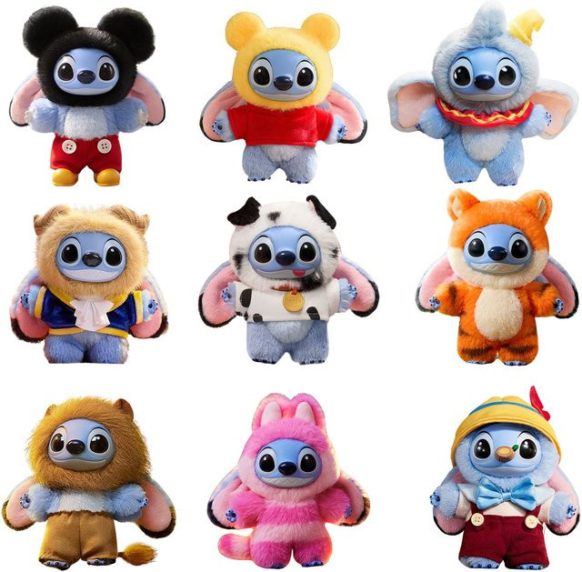 Pop Mart Disney Stitch Adventure Series, Vinyl-Plüsch-Anhänger-Blindbox, Spielzeug - Bild 1