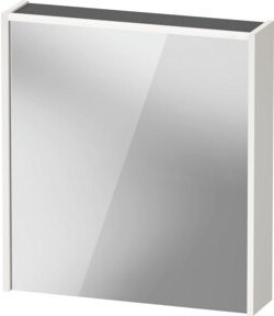 Duravit LED-Badspiegel D-Code Weiß Hochglanz B: 65 cm, H: 70 cm, T: 5 cm - Bild 1