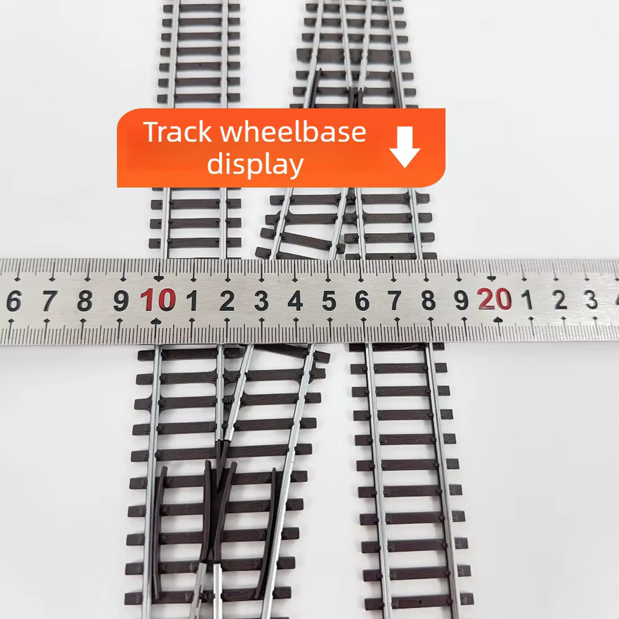MODEL RTR Gleisschalter Links und Rechts, Metall, 1:87 (Spur H0), Zubehör - Bild 1