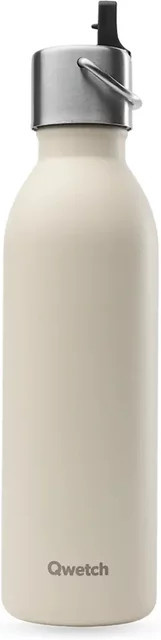 Qwetch Active Isolierflasche mit Verschluss, Beige, 0,36 l - Bild 1
