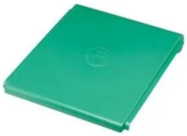 PROREGAL Deckel für Abfallbehälter und Wertstoffsammelsystem, 60 Liter, Kunststoff, Grün - Bild 1