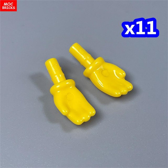 Yiran toy MOC Steine Gelbe Hände Arme Halten Säugling Figur Bausteine Spielzeug - Bild 1