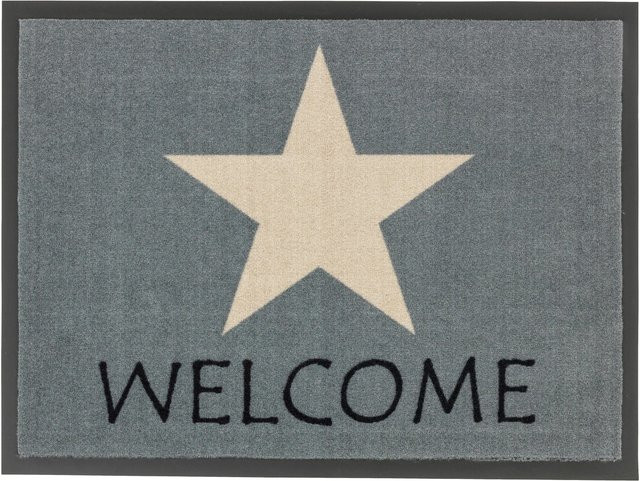 ASTRA Sauberlaufmatte Homelike Stern Grau, B: 50 cm, T: 70 cm - Bild 1