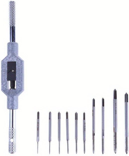 Uhr Reparatur Werkzeug Set, Edelstahl, Silber, 11 Teile - Bild 1