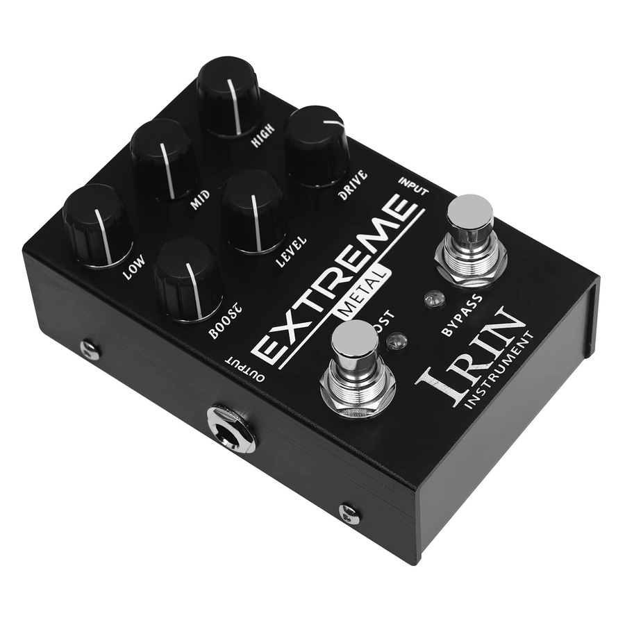 IRIN AN-42 AN-41 E-Gitarren-Effektpedal Extreme Metal Distortion Pedal High Gain Overdrive in Schwarz - Bild 1