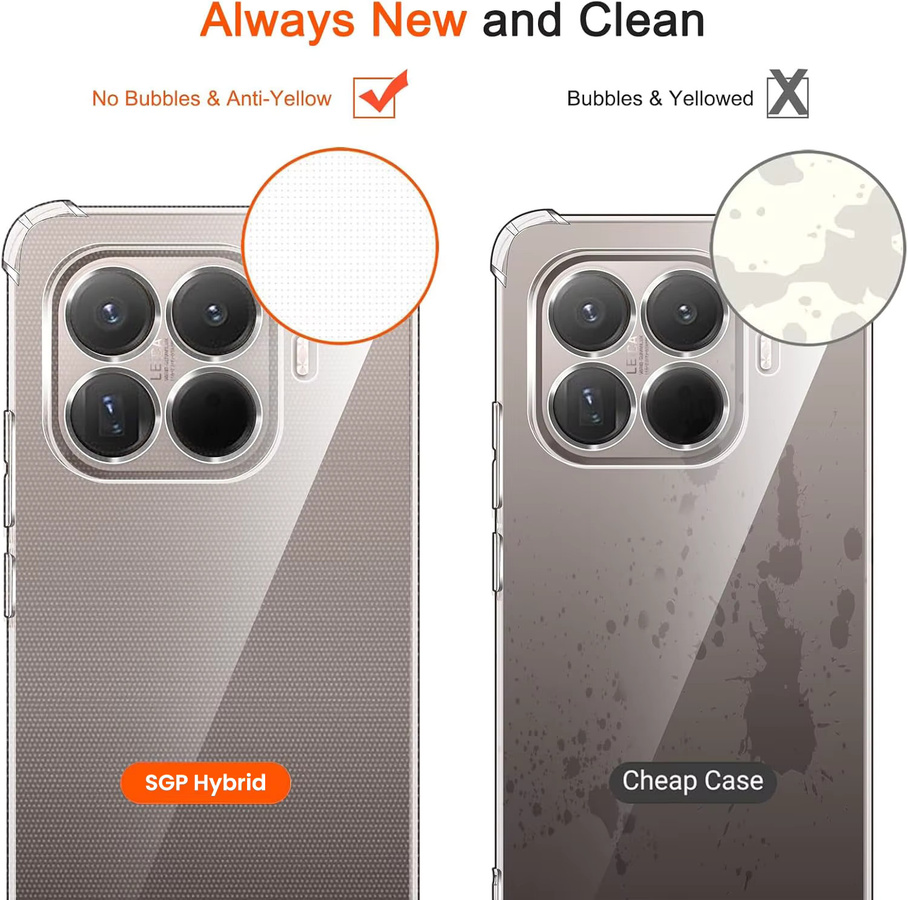 Stoßfeste Silikon Schutzhülle für Xiaomi 15T Pro 5G in Transparent - Bild 6