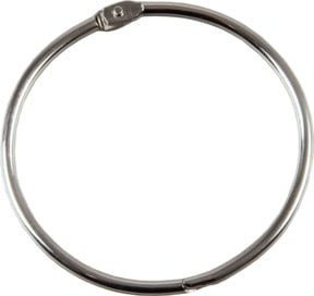 Eichner Metall-Klappringe zum Aufkleben in Silber, Durchmesser: 76 mm - Bild 1