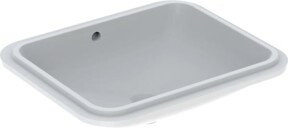 Geberit Unterbau-Waschtisch VariForm aus Keramik in Weiß, B/T: 58 x 49 cm - Bild 1