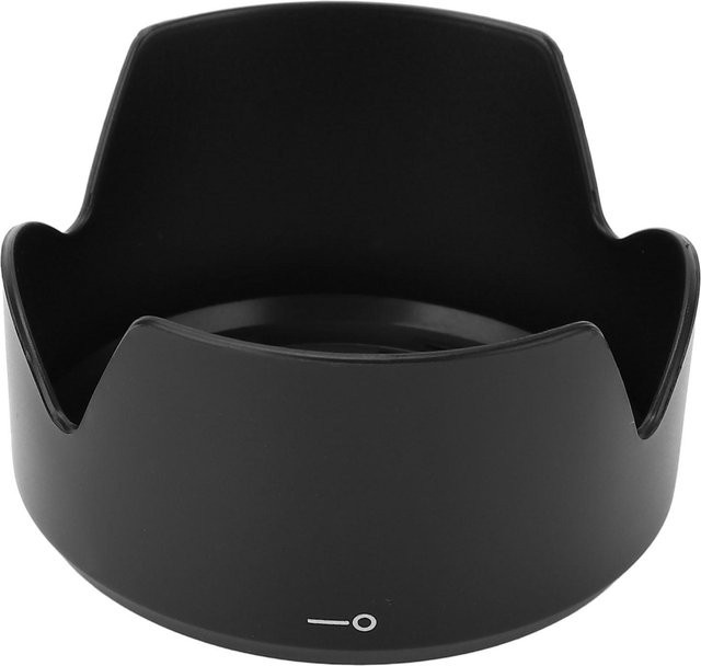 Reversible Gegenlichtblende aus Kunststoff für Nikon V1 J1 V2 J2 J3 Objektive 10-30mm und 30-110mm in Schwarz - Bild 1