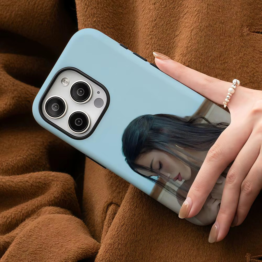 Medaillon M-Madison Bier Handyhülle für iPhone 17 16 15 14 13 12 Pro Max Plus in Weiß und Blau mit glänzender HD-Doppelschicht-Flüssighartschale - Bild 5