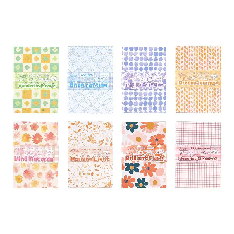 Journamm Scrapbooking-Material Set mit 50 Stück buntem DIY-Markierungspapier für Schule und Büro - Bild 2