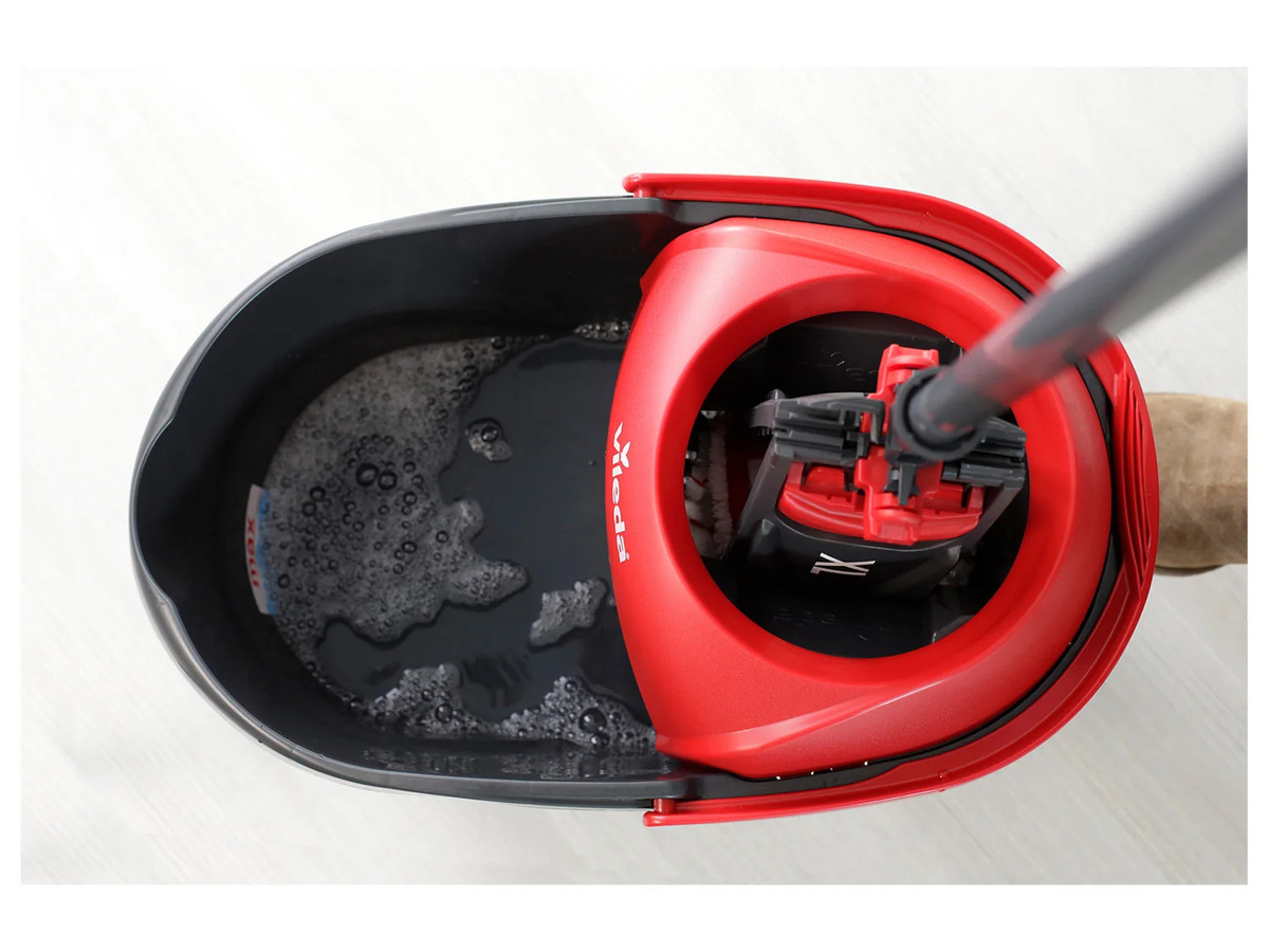 Vileda Ultramax XL Turbo Bodenwischer Set in Schwarz Rot Grau - Bild 3