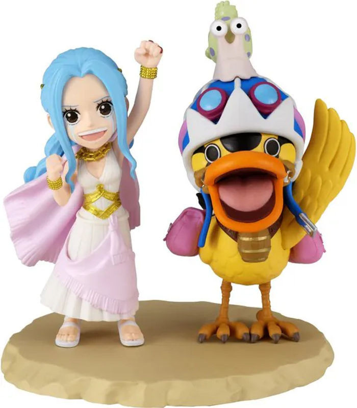 Banpresto One Piece Log Story Nefertari Vivi und Karu Sammlerfigur aus Kunststoff, mehrfarbig - Bild 1