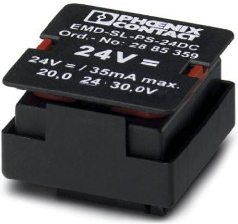 Phoenix Contact Powermodul für Überwachungsrelais EMD-SL-PS- 24DC, Schwarz - Bild 1