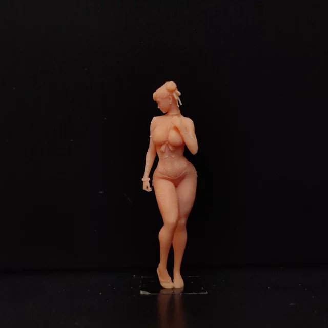 EHCMODEL Chunli Badeanzug Mädchen, Modell, Miniatur Diorama, ungefärbt - Bild 1