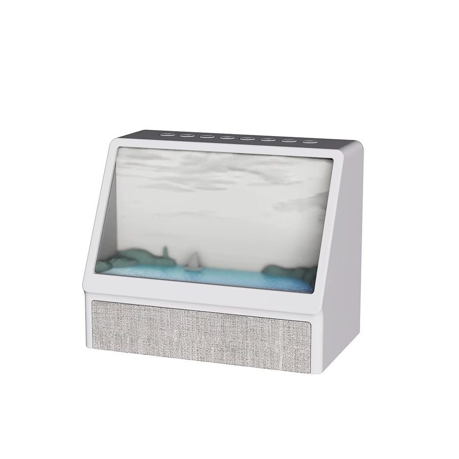 Sonnenaufgang Wecker mit Bluetooth und Nachtlicht in Weiß inklusive Fernbedienung und 5-stufiger Helligkeitsregulierung - Bild 4