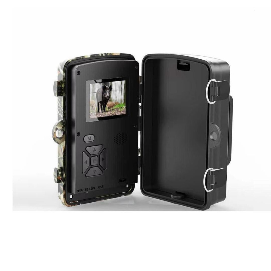Weihexin Wildtier-Jagdkamera mit 1080P Auflösung, bewegungsaktivierte Outdoor-Überwachungskamera mit IP66 Wasserdichtigkeit und Infrarot-Nachtsicht, inklusive 32G SD-Karte, Multicolor - Bild 2