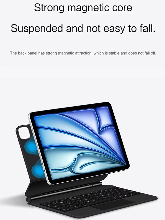 Apple Magic Keyboard Hülle für iPad Air 11 mit Smart Trackpad Tastatur in Schwarz (QWERTZ DE) - Bild 7